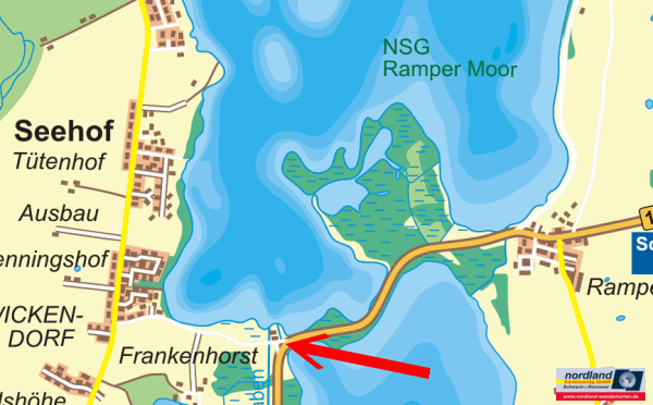 Landkarte Seehof
