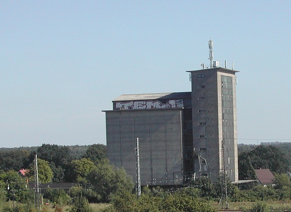 die alte Siloanlage Getreidesilo in Bad Kleinen