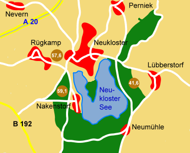 Karte Neukloster
